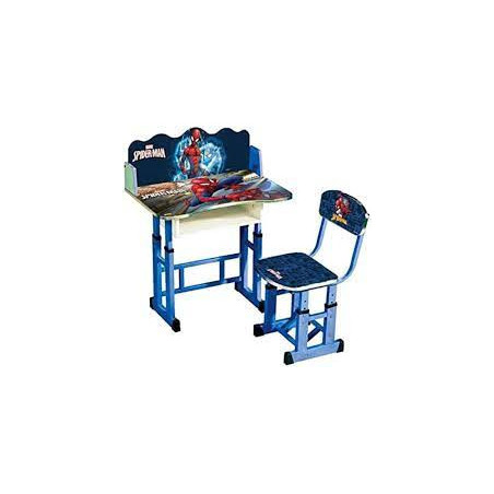 Ramson Adjustable Table & Chair Set with Spiderman Graphic Print for Kids